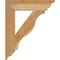 Ekena Millwork Funston Traditional Rough Sawn Bracket, Western Red Cedar, 4"W x 20"D x 24"H BKT04X20X24FST01RWR - alternate 2
